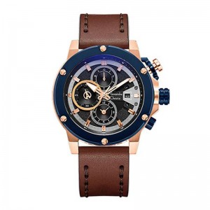 Alexandre Christie AC 6491 Rosegold Blue GCLURBA NEW